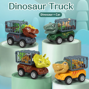 Offre Spéciale <span class=keywords><strong>dinosaure</strong></span> Rc Transport camions Portable transporteur voiture jouets dinosaures <span class=keywords><strong>Cage</strong></span> accessoires jouer ensemble véhicule jouet - Product Image 2