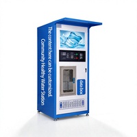 Máquina Expendedora de Agua Purificada por Ósmosis Inversa de Alta Gama para Comunidades, con Sistema de Pago con Monedas/Billetes/Tarjetas de Crédito