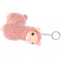Porte-clés lamas d'alpaga Porte-clés peluche d'alpaga mignon Porte-clés animal en peluche mignon