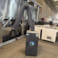 Filtres de remplacement pour collecteur de fumées de soudage à bras unique haute aspiration 3,0 kW, élimination industrielle de la poussière, acier au carbone, débit d'air 3500 m³/h