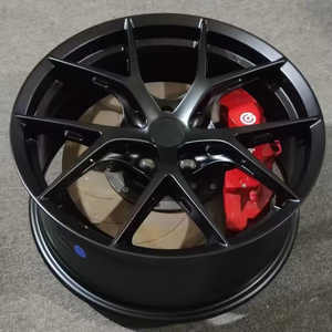 Jantes de voiture GPW 5*112 66.6 19*9.5 Et35 Hyper Black, jantes en alliage à 5 trous avec rayons creux, design de moulage pour BMW AUDI HONDA AUDI - Product Image 4