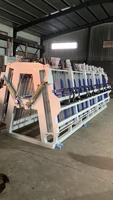 Presse hydraulique double face pour le travail du bois Machine rotative pour le transport des pinces de compositeur