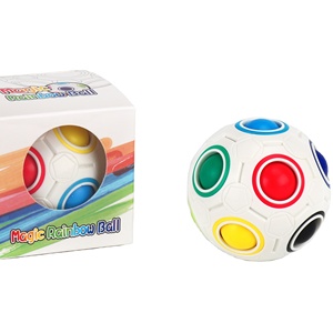 Moyu New Arrival Fun Fidget Cube Puzzle Rotation Fidget Magic Rainbow Ball Relax Toys - Product Image 3
