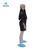 Camisón desechable hasta la rodilla para mujer y hombre, estilo Kimono de talla grande, ropa de dormir de satén, batas, pijamas y vestidos de verano