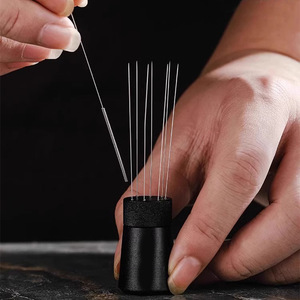 <strong>Magnetic</strong> Loose Powder <strong>Needle</strong> with Base Bracket Stainless Steel Disperser Coffee Italian <strong>Needle</strong> Powder Distributor - Product Image 2