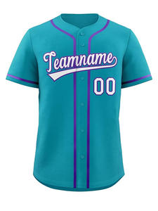 قميص بيسبول أمريكي جديد لصيف 2025، زي بيسبول مخصص للتجارة الخارجية بطباعة رقمية، أكمام قصيرة، 100% بوليستر - Product Image 2