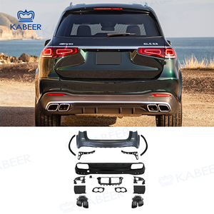 Pour <span class=keywords><strong>MERCEDES</strong></span> BENZ <span class=keywords><strong>GLS</strong></span> X167 GLS167 GLS63 <span class=keywords><strong>AMG</strong></span> 2022+ Kit carrosserie de pare-chocs avant et arrière - Product Image 6