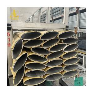 アルミ押し出し楕円管、アルミ陽極酸化楕円管パイプ家具用 - Product Image 2