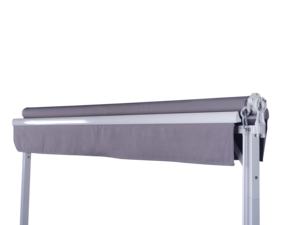 Manual de aluminio retráctil doble lado libre toldo con paneles solares 5X3M - Product Image 2