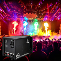 EWTX LUX-FR2 Machine à flamme haute pression extérieure 8~10m, Canon à feu au propane spécial scène/événement 6CH DMX avec télécommande, Étanche IP13