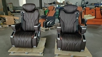 Kursi Mobil VIP Recliner Elektrik Kulit Asli Berkualitas Tinggi untuk Kenyamanan Premium