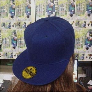 Custom Simple <b>Plain</b> 6 Panel 100% Acrylic Flat Brim Blank Snapback <b>Cap</b> - Product Image 2