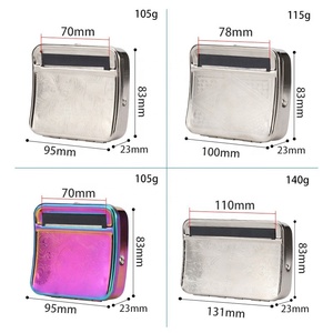 Accessori per fumatori a rullo in metallo all'ingrosso fai <span class=keywords><strong>da</strong></span> te Rolling Paper tabacco 70mm 78mm 110mm laminatoio per sigarette - Product Image 5