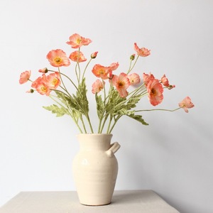 Flores Artificiales de Gardenia y Amapola, de Seda Flocada, para Decoración de Bodas y Hogar, Duraderas, Accesorios para Fotografía en Exteriores - Product Image 2