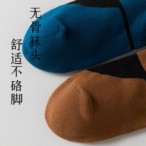 <b>Compression</b> <b>Socks</b> Sports Calf <b>Socks</b> Thickened Terry Cloth Soles Elastic Cycling <b>Running</b> Fitness <b>Socks</b> Color Blocking Cotton - Product Image 3