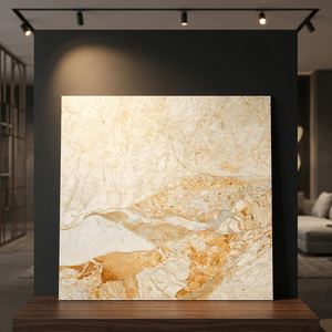 Baldosas de Porcelana Vitrificada Gris Breccia con Acabado Brillante, 600x600mm, Diseño con Aspecto de Mármol, Suministro de Fábrica Ceramika - Product Image 4