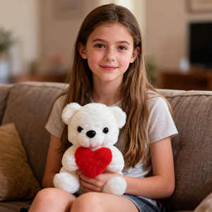 Hot sales Love Heart Teddy <b>Bear</b> Soft Plush Toy Stuffed Animal Red Heart <b>Bear</b> Valentine's Day & Mother's Day Gifts - Product Image 4
