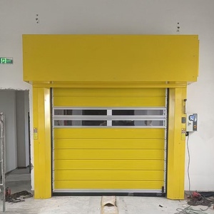 Porte spirale industrielle en acier à haute vitesse, panneau rigide, porte à enroulement moderne pour atelier avec <span class=keywords><strong>ouverture</strong></span> rapide - Product Image 6