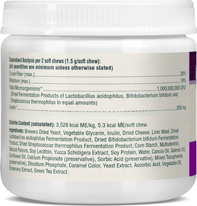 Masticables Blandos Prebióticos y Probióticos Herb para Perros, 120 Unidades, Sabor Hígado, Favorece la Salud Digestiva, Para Todas las Tallas - Product Image 3