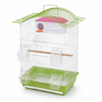 Cage à oiseaux portable d'intérieur et d'extérieur en fer forgé, grande cage de villa, habitat durable pour perroquets et thrushes