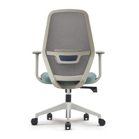 Chaise de bureau ergonomique pivotante en maille avec logo personnalisé OEM pour mobilier de bureau d'entreprise, commande en gros