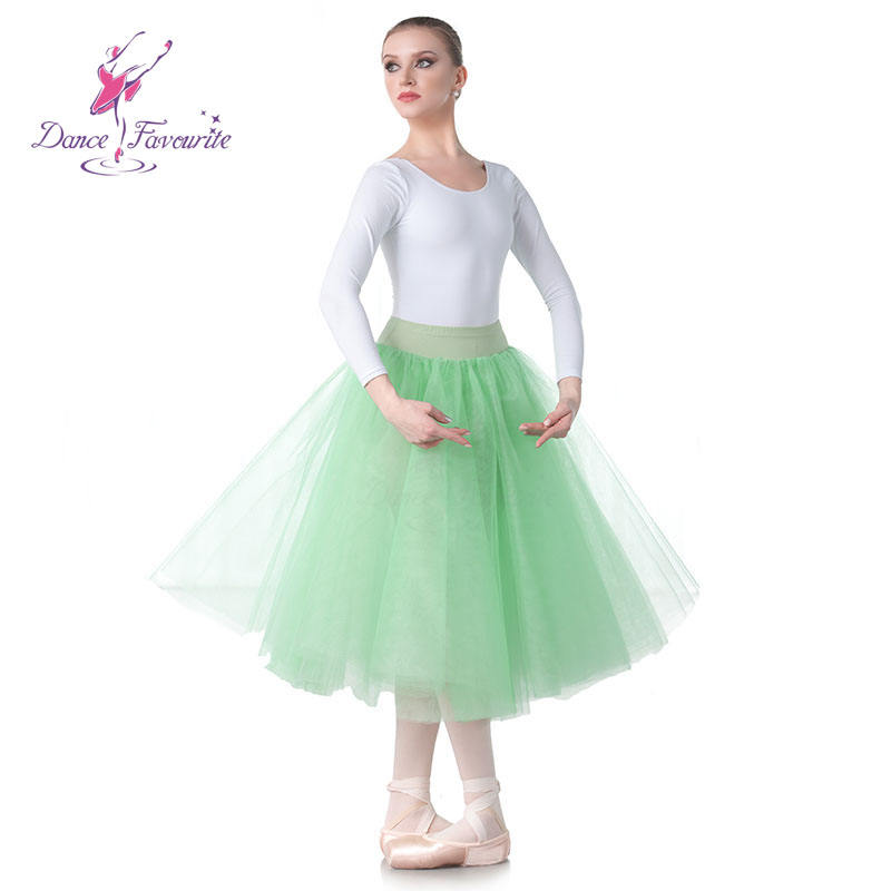 Layers Soft Tulle Romantic Half Tutu with Pants Practicing Ballet Dance  Tutu Skirt BLL002