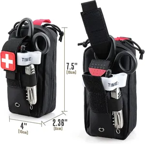 High Quality Survival Tactical First Aid Kit Pouch Rip Away Emergency With Medical Supplies Tourniquet