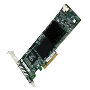 Kartu pengontrol PCIe X8 antarmuka 6 Gb/s LSISAS2008 512 MB Cache profil rendah <span class=keywords><strong>4</strong></span> port Internal RAID Level 9690SA-4I - Product Image 5