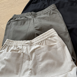 <span class=keywords><strong>Pantaloni</strong></span> Corti in <span class=keywords><strong>Lino</strong></span> TIANCHEN RL Little Horse per <span class=keywords><strong>Uomo</strong></span>, <span class=keywords><strong>Pantaloni</strong></span> Estivi Sottili in Cotone e Canapa per Donna, <span class=keywords><strong>Pantaloni</strong></span> Casual Larghi a Gamba Dritta # RL-048 - Product Image 3