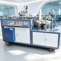 Máquina Automática de Alta Velocidad para Fabricación de Vasos, Precio de la Máquina de Vasos, 80 Piezas/min, Maquinaria para Vasos de Papel, Máquina de Corte de Vasos de Papel, Máquina de Impresión por Ventilador