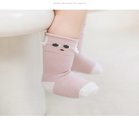 Chaussettes en coton respirantes antidérapantes pour bébés, nourrissons, tout-petits et enfants, motif dessin animé mignon, unisexe, haute qualité, collection automne-hiver