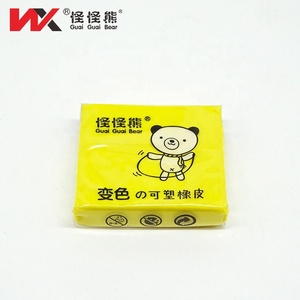 Gommes à animaux en <span class=keywords><strong>argile</strong></span> pour étudiants, gommes en plastique pour peinture, cadeau pour enfants, ensemble de papeterie scolaire, gomme à crayon - Product Image 3
