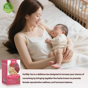 Thé de fertilité biologique pour femmes - Thé en sachets dans une boîte pour soutenir la grossesse - Product Image 5