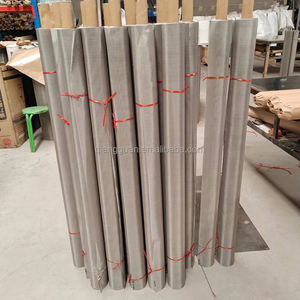 Écran filtrant simple tissé par <span class=keywords><strong>tension</strong></span> élevée carrée faite sur commande du SUS 304 grillage durable d'acier inoxydable d'anti corrosion avec la coupe - Product Image 4