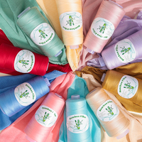 Fil de velours de soie de luxe pour le crochet DIY, fil à tricoter fin pour pulls ajourés, vente en gros, doux et respirant, 300g, fil en vrac