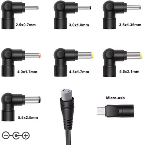 45W Universele AC/DC <span class=keywords><strong>Adapter</strong></span> Schakelende Voeding Met 8 Selecteerbare <span class=keywords><strong>Adapter</strong></span> Tips, Inclusief Micro Usb Plug - Product Image 5