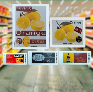 2025 nuova tecnologia 7.5 pollici E inchiostro prezzo del supermercato Display ripiano elettronico etichetta Esl per negozio al dettaglio con E-Ink Screen - Product Image 1