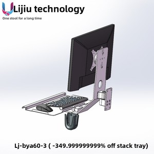 Lijiu 42bya60 màn hình đứng Máy tính để bàn máy tính cánh tay cơ khí với 90 độ nghiêng tường treo di động xoay phụ kiện - Product Image 6
