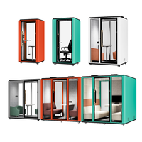 Cabine insonorisée, pods de bureau, poste de travail, cloison de bureau, table de bureau, mobilier de bureau moderne, chaise de travail de bureau, canapé de réception