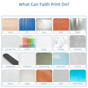 Robot Máquina de Pintura Mural 3D UV Faith Background DX7 DX10, Impresora de Pared Vertical 3D Automática para Paneles - Product Image 4