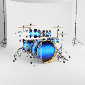 Wholesale High-quality Steel Double-stand Drum Rack Large Pedal Professional-grade Jazz Drum Kit 5 Drums 4 Cymbals Excellent - Product Image 2