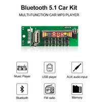 Carte de décodeur MP3 Bluetooth 5.1 VIRE, radio FM, TF, USB, module AUX 3,5 mm, récepteur de musique, kit voiture, carte audio