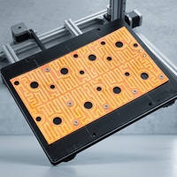 Film chauffant flexible automatique gravé en polyimide (PI) avec moteur pour plateau chauffant d'imprimante 3D