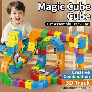 <span class=keywords><strong>Jouet</strong></span> de <span class=keywords><strong>train</strong></span> <span class=keywords><strong>électrique</strong></span> anti-gravité à assembler soi-même, piste magnétique 3D, best-seller, pour enfants, jeu créatif, utilisation à domicile - Product Image 6