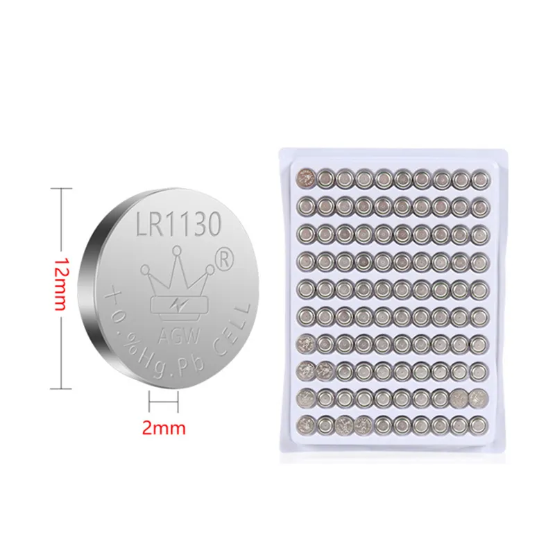 Taç LR1130 3v lityum madeni hücre pil sıcak satış 1.5v alkalin düğme hücre pil forR/C oyuncaklar