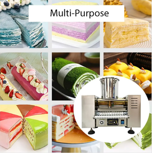 Máquina Automática Multifuncional para Hacer Crepas y Pasteles en Capas con Motor, Equipo de Repostería de Acero Inoxidable de Grado Alimenticio - Product Image 4