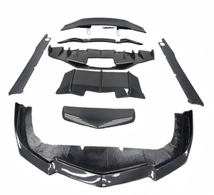 Convient pour <span class=keywords><strong>Lamborghini</strong></span> <span class=keywords><strong>Aventador</strong></span> LP700 720 Modifié DMC Petit contour en fibre de carbone Lèvre avant Jupe latérale Lèvre arrière Aile arrière - Product Image 1
