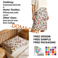 Nouveau tissu imprimé pour garçons, petites fleurs, rayures verticales, 95% polyester, 5% élasthanne, extensible, doux, écologique, tricot côtelé pour textiles de maison