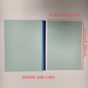 <span class=keywords><strong>Cartoncino</strong></span> Colorato Sentao A5, 250g, Spesso e Resistente, Riciclabile, 8 Colori <span class=keywords><strong>Verde</strong></span> Blu Grigio Morandi, Mini <span class=keywords><strong>Cartoncino</strong></span> per Asilo - Product Image 5