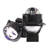 Sanvi F55 Nouveau projecteur de voiture 80W haute puissance 12V à montage universel, lampe à lentille de 3 pouces, systèmes d'éclairage LED pour phares, mise à niveau